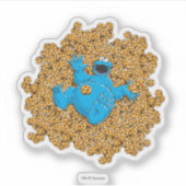  Cookie Monster en Cookies Sticker (Voorkant)