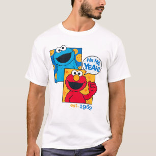 Cookie Monster en Elmo Ha Ha ha Ja T-shirt