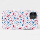 Cookie Monster en Elmo | Rood- en blauw patroon Case-Mate iPhone Case (Achterkant (horizontaal))