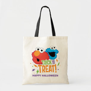 Cookie Monster en Elmo - Trick or treat Tote Bag