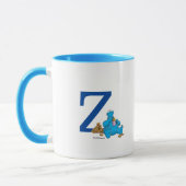 Cookie Monster Eten Cookies Monogram Z Mok (Links)