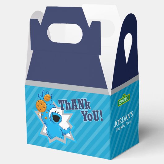 Cookie Monster Extreme Party Bedankdoosjes (Geopend)