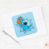 Cookie Monster Extreme Vierkante Sticker (Envelop)