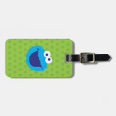 Cookie Monster Face 2 Bagagelabel (Voorkant horizontaal)