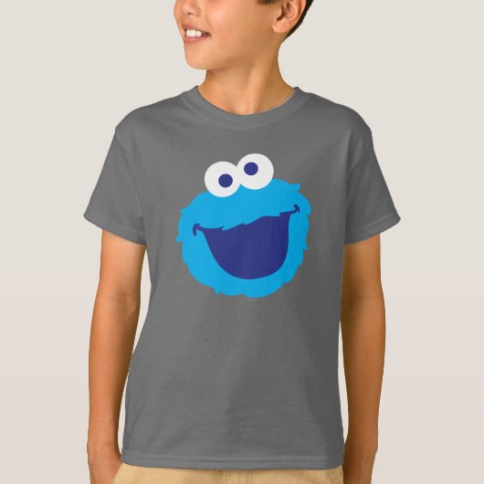 Cookie Monster Face T-shirt (Voorkant)