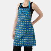Cookie Monster Flower Pattern Schort (Insitu)