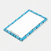 Cookie Monster Fur Face Pattern Post-it® Notes (Schuin)