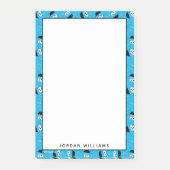 Cookie Monster Fur Face Pattern Post-it® Notes (Voorkant)