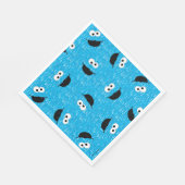 Cookie Monster Fur Face Pattern Servet (Hoek)