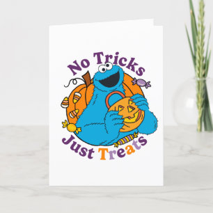 Cookie Monster Geen Streken Alleen Snoepjes Feestdagen Kaart