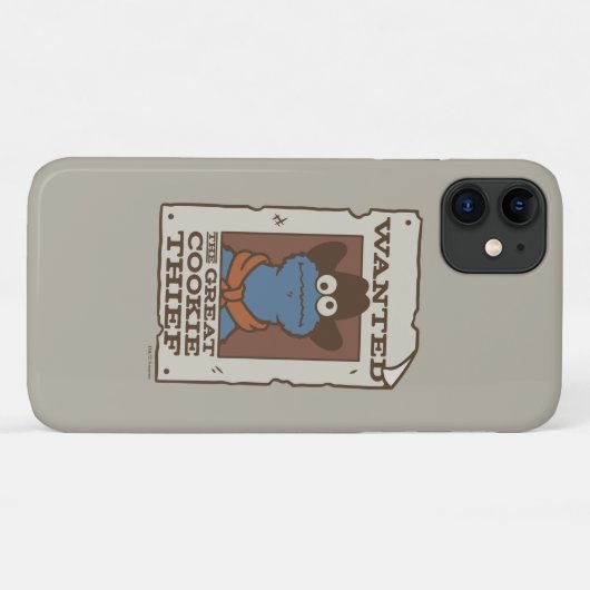 Cookie Monster | Gezocht Poster Case-Mate iPhone Case (Achterkant (horizontaal))
