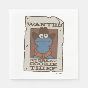 Cookie Monster Gezocht Poster Servet