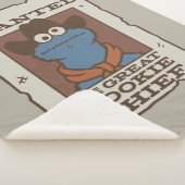 Cookie Monster | Gezocht Poster Sherpa Deken (3/4)