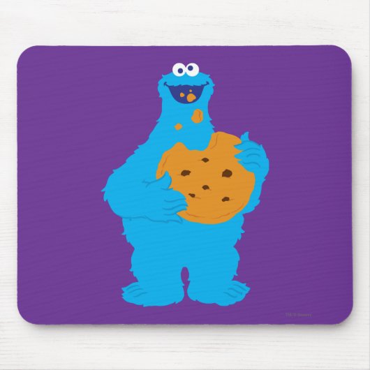 Cookie Monster Grafiek Muismat (Voorkant)