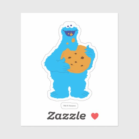 Cookie Monster Graphic Sticker (Vel)