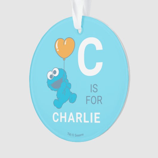 Cookie Monster Heart Balloon (devant)