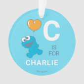 Cookie Monster Heart Balloon (devant)