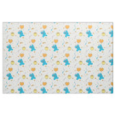 Cookie Monster Heart Balloon Stof (Fat Quarter)