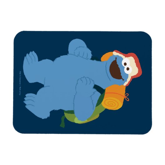 Cookie Monster Hiking Magneet (Horizontaal)