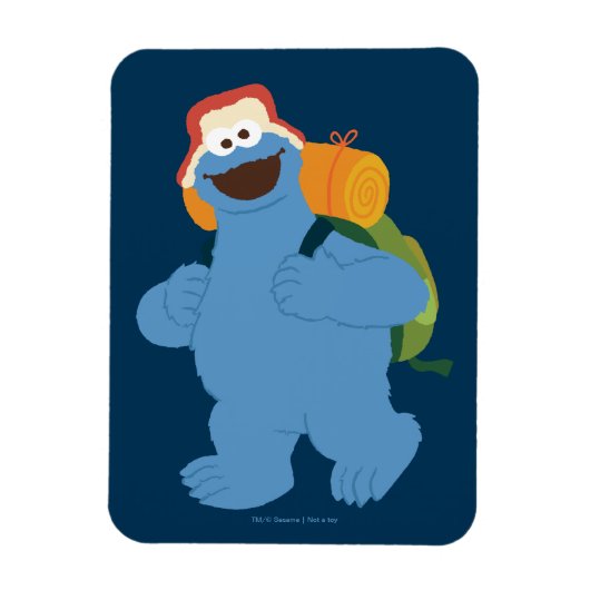 Cookie Monster Hiking Magneet (Verticaal)