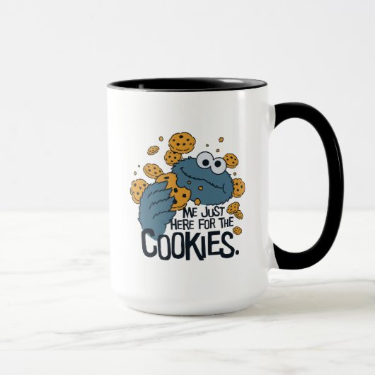 Cookie Monster | Ik ben hier alleen maar voor de k Mok (Rechts)
