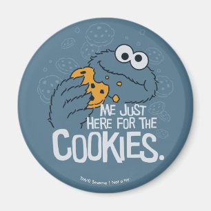 Cookie Monster   Ik ben hier voor de koekjes Magneet