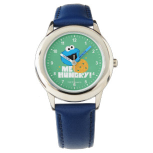 Cookie Monster Ik heb honger. Horloge