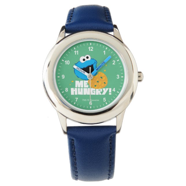 Cookie Monster | Ik heb honger. Horloge (Voorkant)