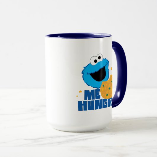 Cookie Monster | Ik heb honger. Mok (Voorkant rechts)