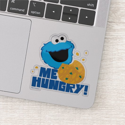 Cookie Monster | Ik heb honger. Sticker (Detail)