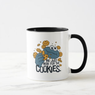 Cookie Monster   Ik kom hier voor de koekjes. Mok