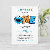 Cookie Monster - Invitation pour le premier annive (Debout devant)