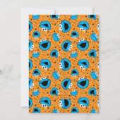 Cookie Monster - Invitation pour le premier annive (Dos)