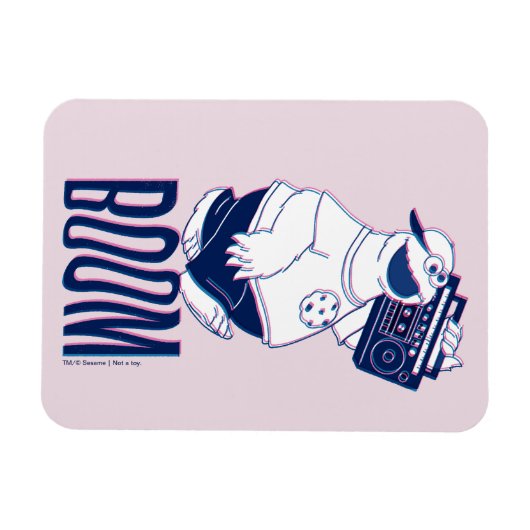 Cookie Monster | Jamming with the Boom Box Magneet (Horizontaal)