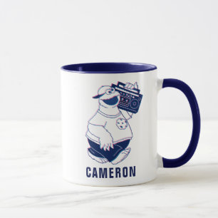 Cookie Monster Jamming with the Boom Box Mok