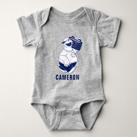 Cookie Monster | Jamming with the Boom Box Romper (Voorkant)