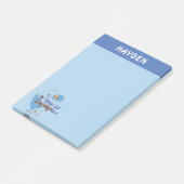 Cookie Monster | Jouw namen toevoegen Post-it® Notes (Schuin)