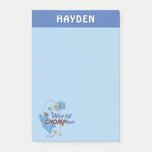 Cookie Monster | Jouw namen toevoegen Post-it® Notes (Voorkant)