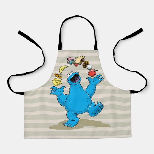 Cookie Monster Juggling Schort (Voorkant)
