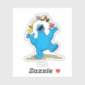  Cookie Monster Juggling Sticker (Vel)