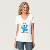 Cookie Monster Juggling T-shirt (Voorkant volledig)