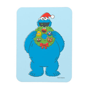 Cookie Monster Kerstmis Magneet