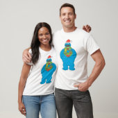  Cookie Monster Kerstmis T-shirt (Unisex)