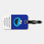 Cookie Monster | Koekje! Bagagelabel (Achterkant horizontaal)