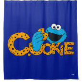 Cookie Monster | Koekje! Douchegordijn (Voorkant)