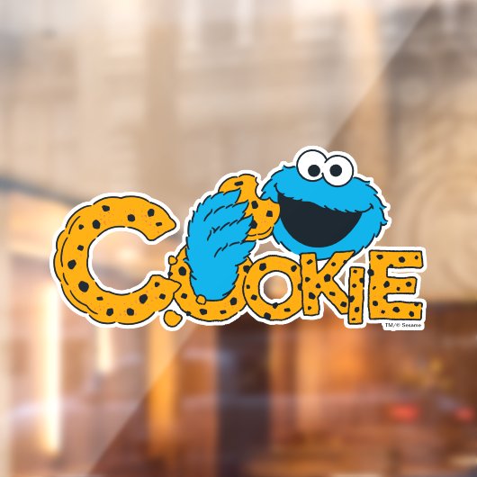 Cookie Monster | Koekje! Raamsticker (Vel 2)
