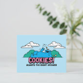 Cookie Monster | Koekjes Altijd het juiste antwoor Briefkaart (Staand voorkant)