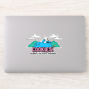 Cookie Monster   Koekjes Altijd het juiste antwoor Sticker