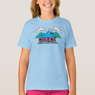 Cookie Monster   Koekjes Altijd het juiste antwoor T-shirt