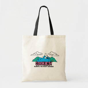 Cookie Monster Koekjes Altijd het juiste antwoor Tote Bag